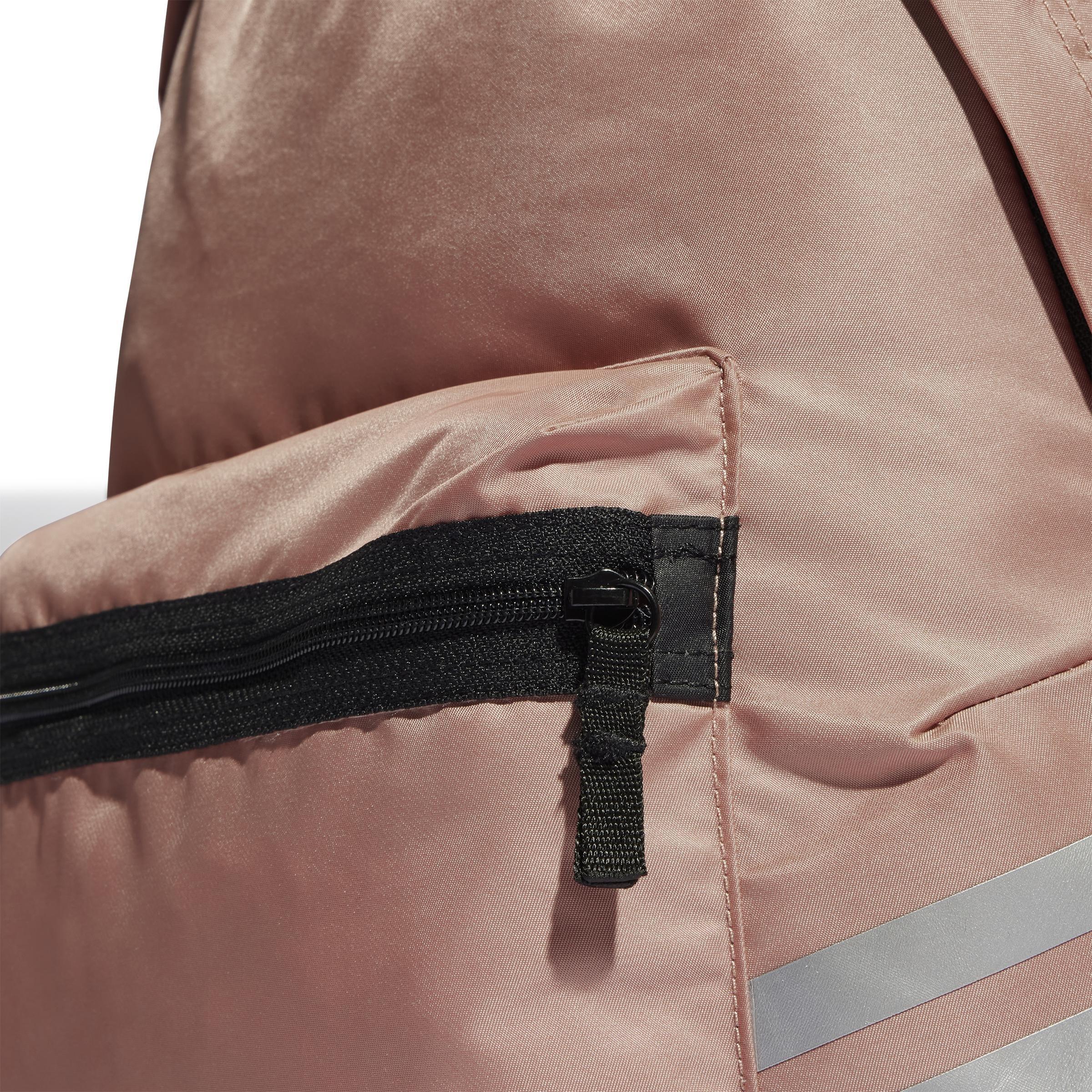 Unisex Classic 3-Stripes Glam Backpack, Red, A901_ONE, large image number 4