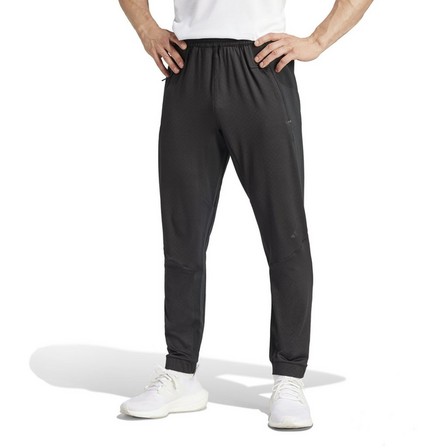 Men Designed For Training Winterised Workout Joggers, Black, A901_ONE, large image number 8