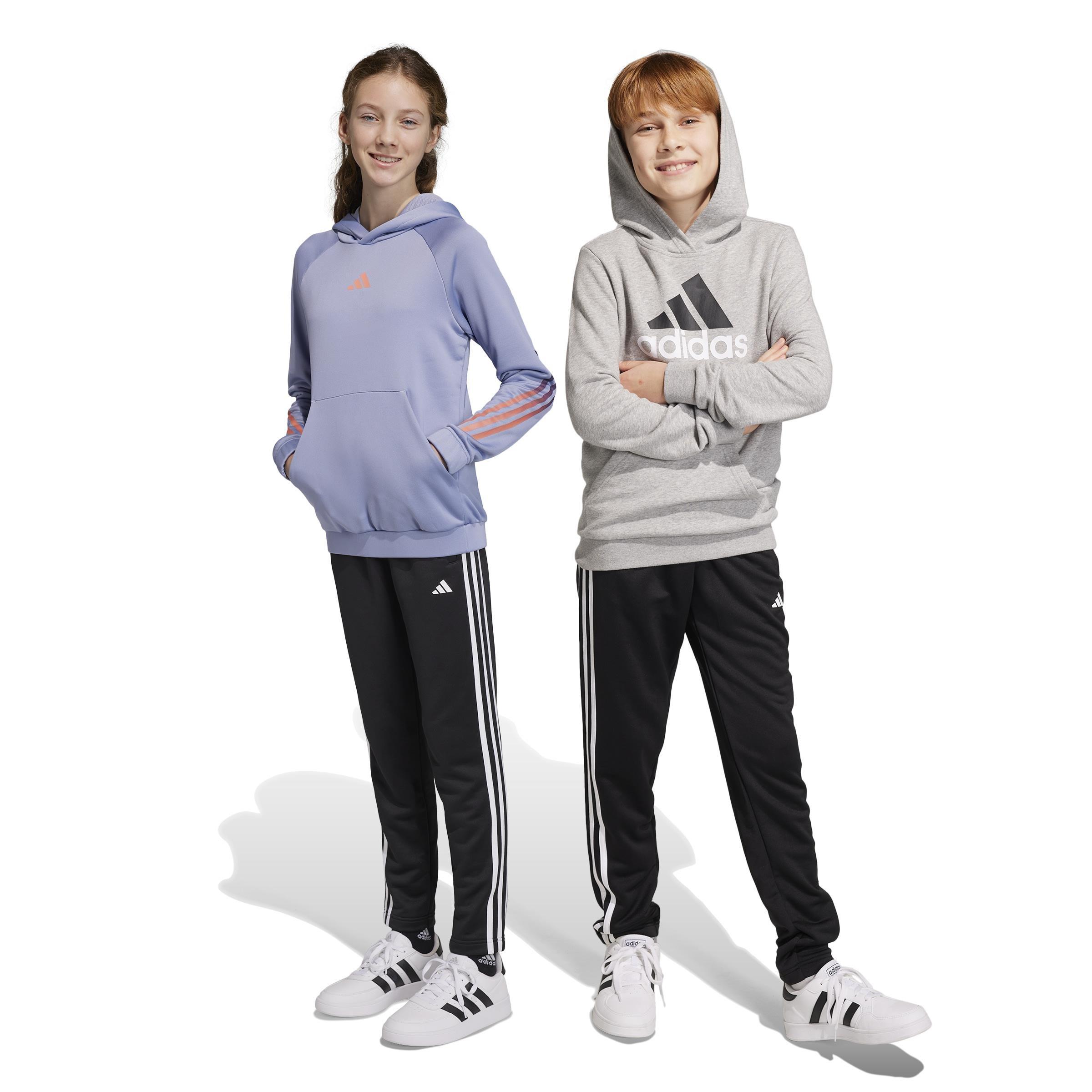 Unisex Kids Train Essentials AEROREADY 3-Stripes Regular-Fit Joggers, Black, , large image number 9