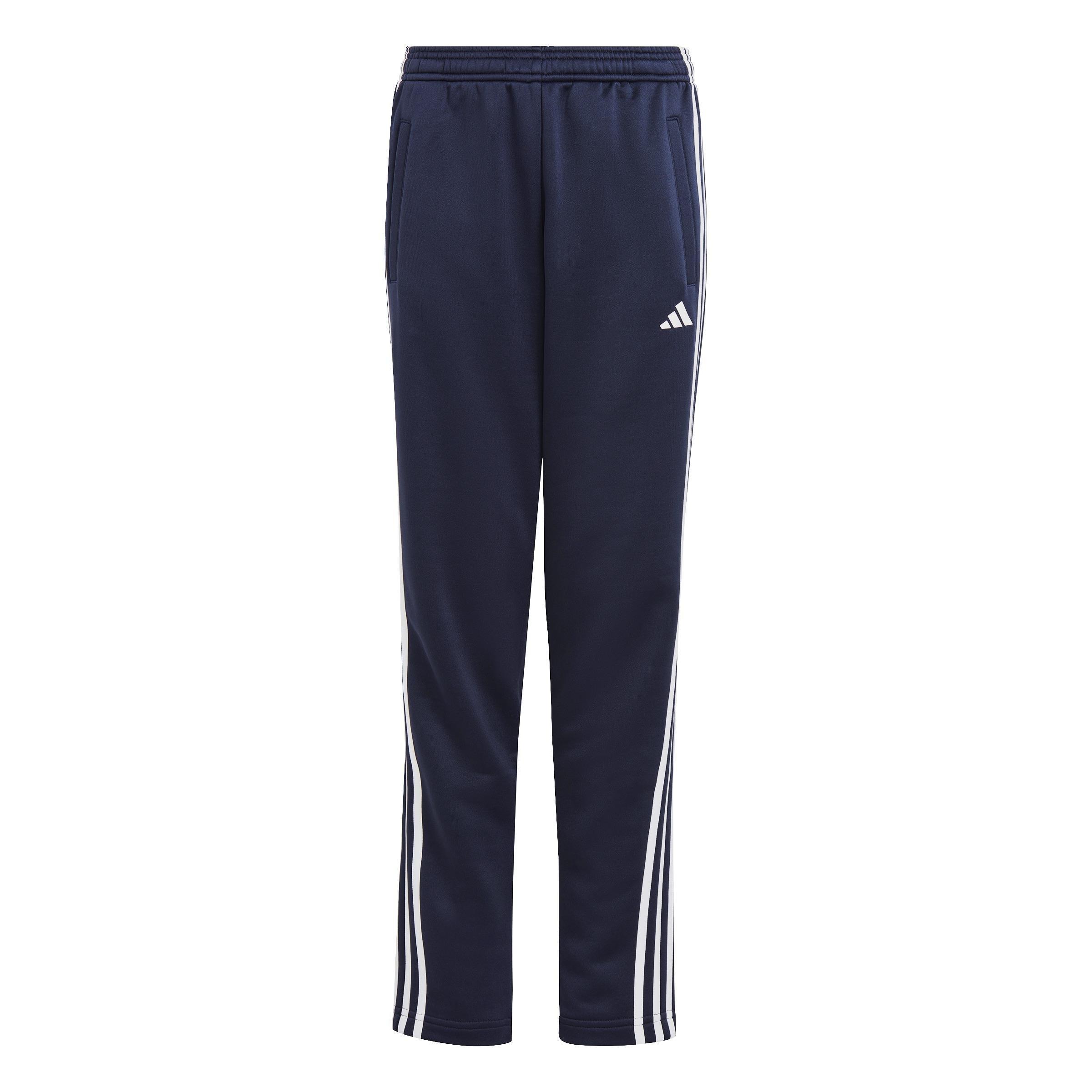Unisex Kids Train Essentials Aeroready 3-Stripes Regular-Fit Joggers, Blue