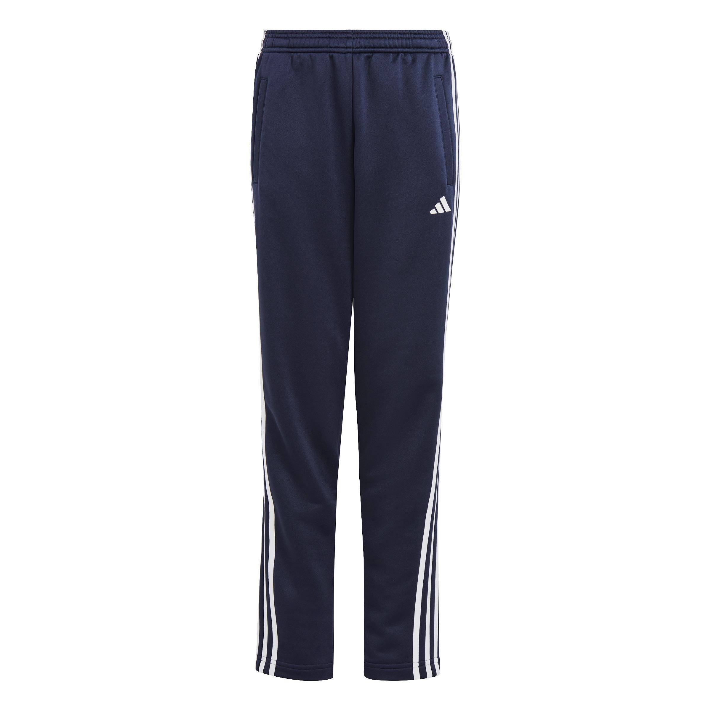 Unisex Kids Train Essentials Aeroready 3-Stripes Regular-Fit Joggers, Blue