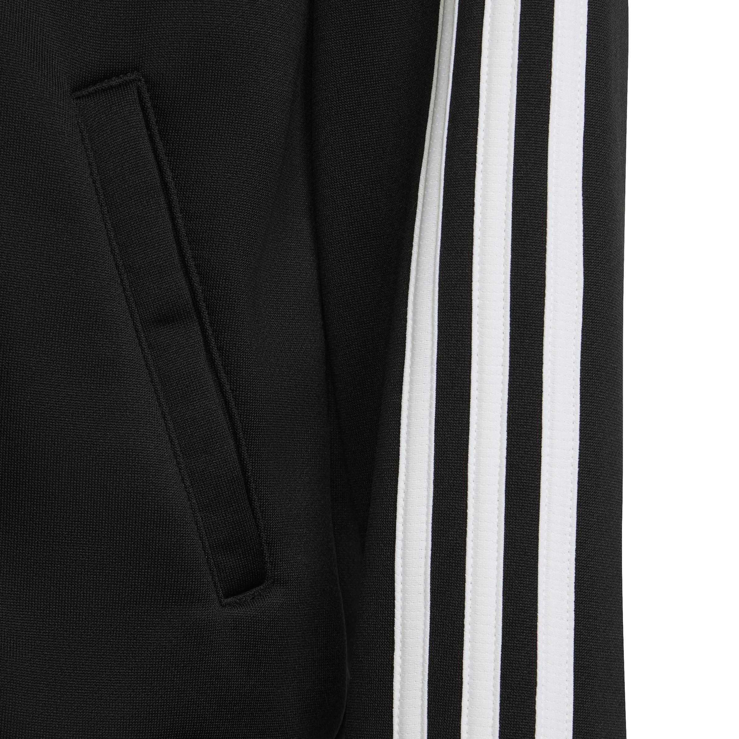 Kids 3-Stripes Regular-Fit Full-Zip Hoodie, Black, A901_ONE, large image number 4