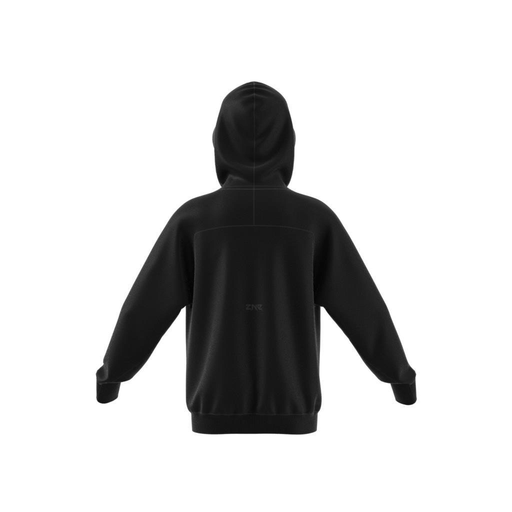 Unisex Kids Z.N.E. Full-Zip Hoodie, Black, A901_ONE, large image number 8