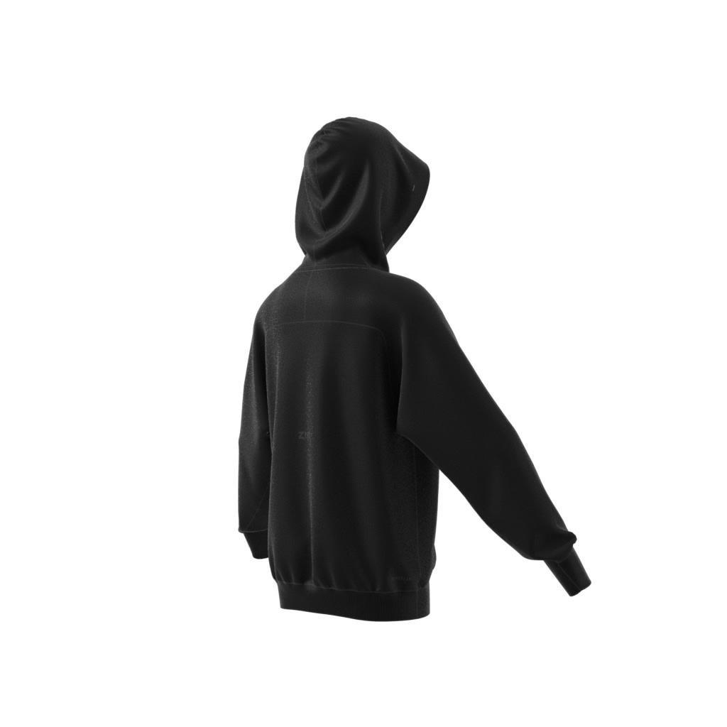 Unisex Kids Z.N.E. Full-Zip Hoodie, Black, A901_ONE, large image number 10