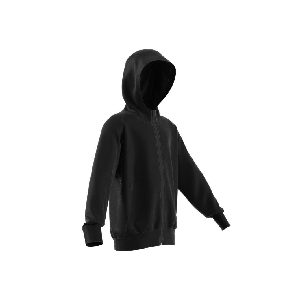 Unisex Kids Z.N.E. Full-Zip Hoodie, Black, A901_ONE, large image number 13