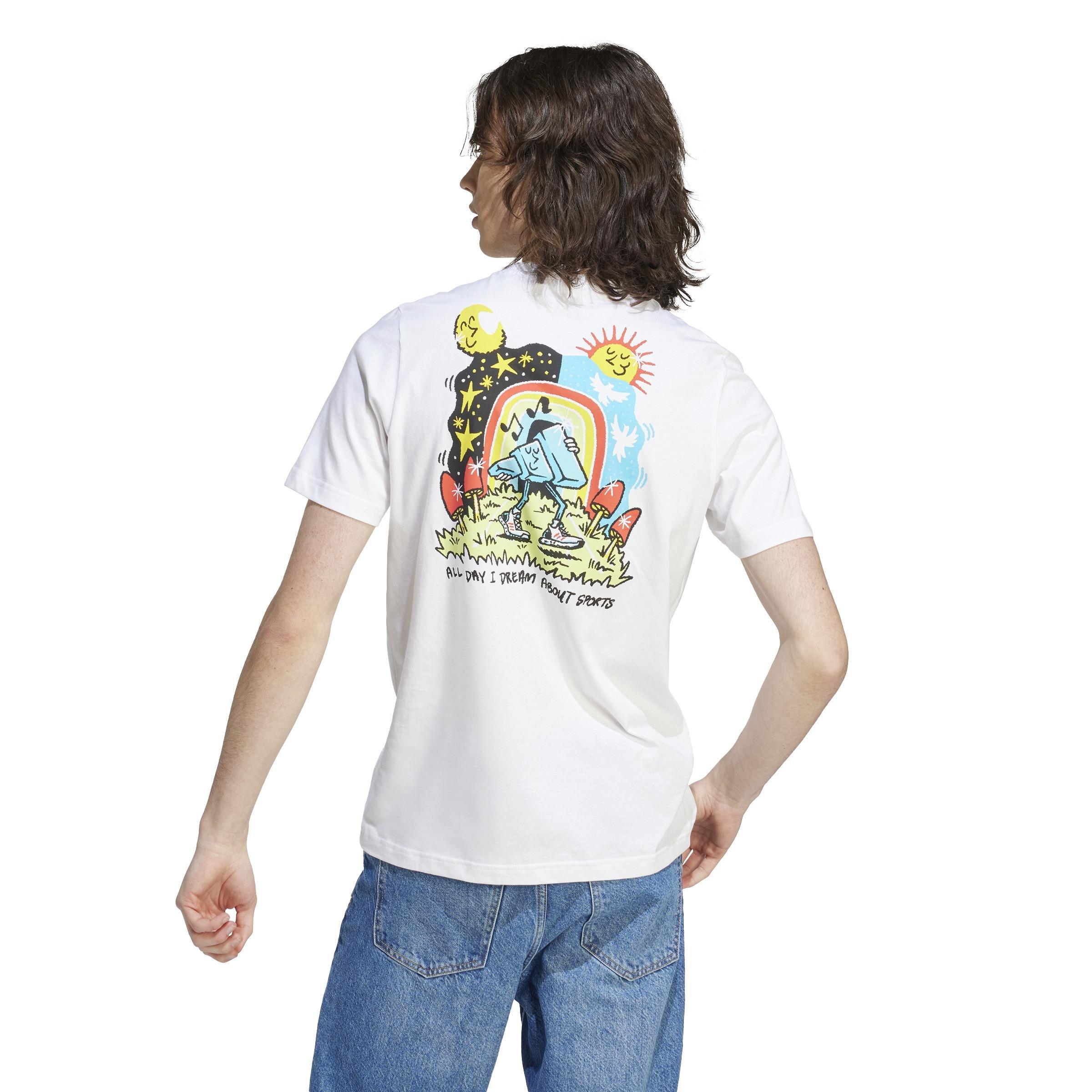 Sportswear Elevated Doodle Puff T-Shirt, White, A901_ONE, large image number 3