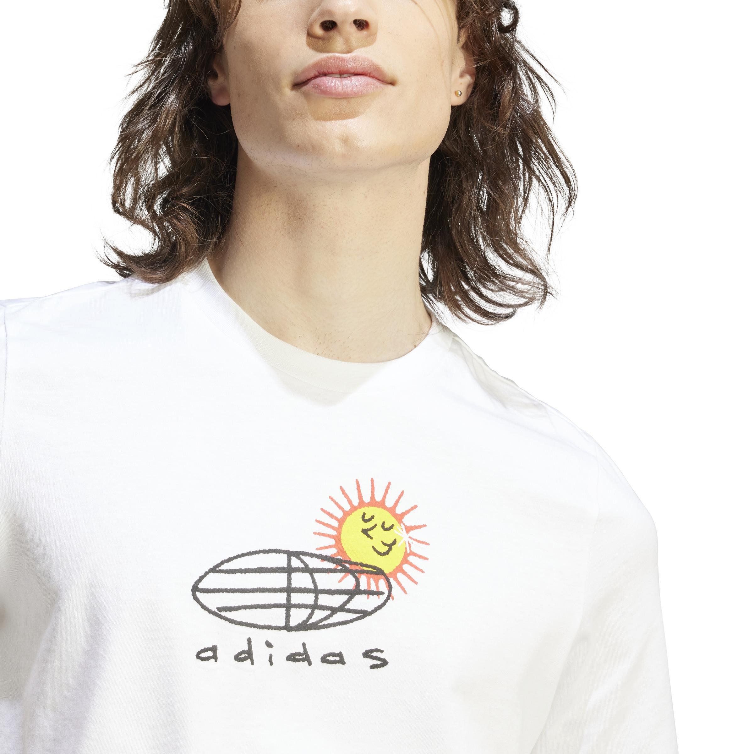 Sportswear Elevated Doodle Puff T-Shirt, White, A901_ONE, large image number 5