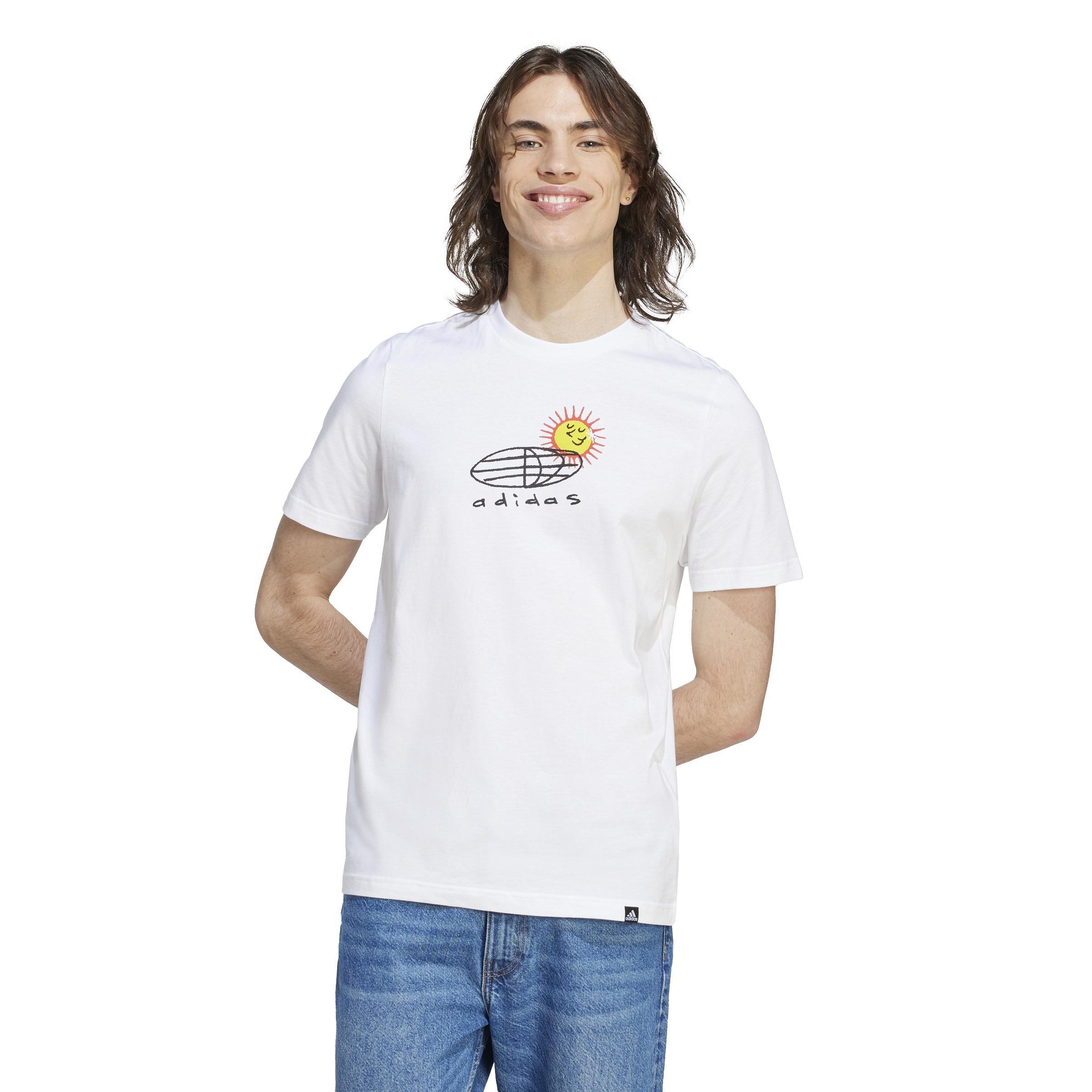 Sportswear Elevated Doodle Puff T-Shirt, White, A901_ONE, large image number 14
