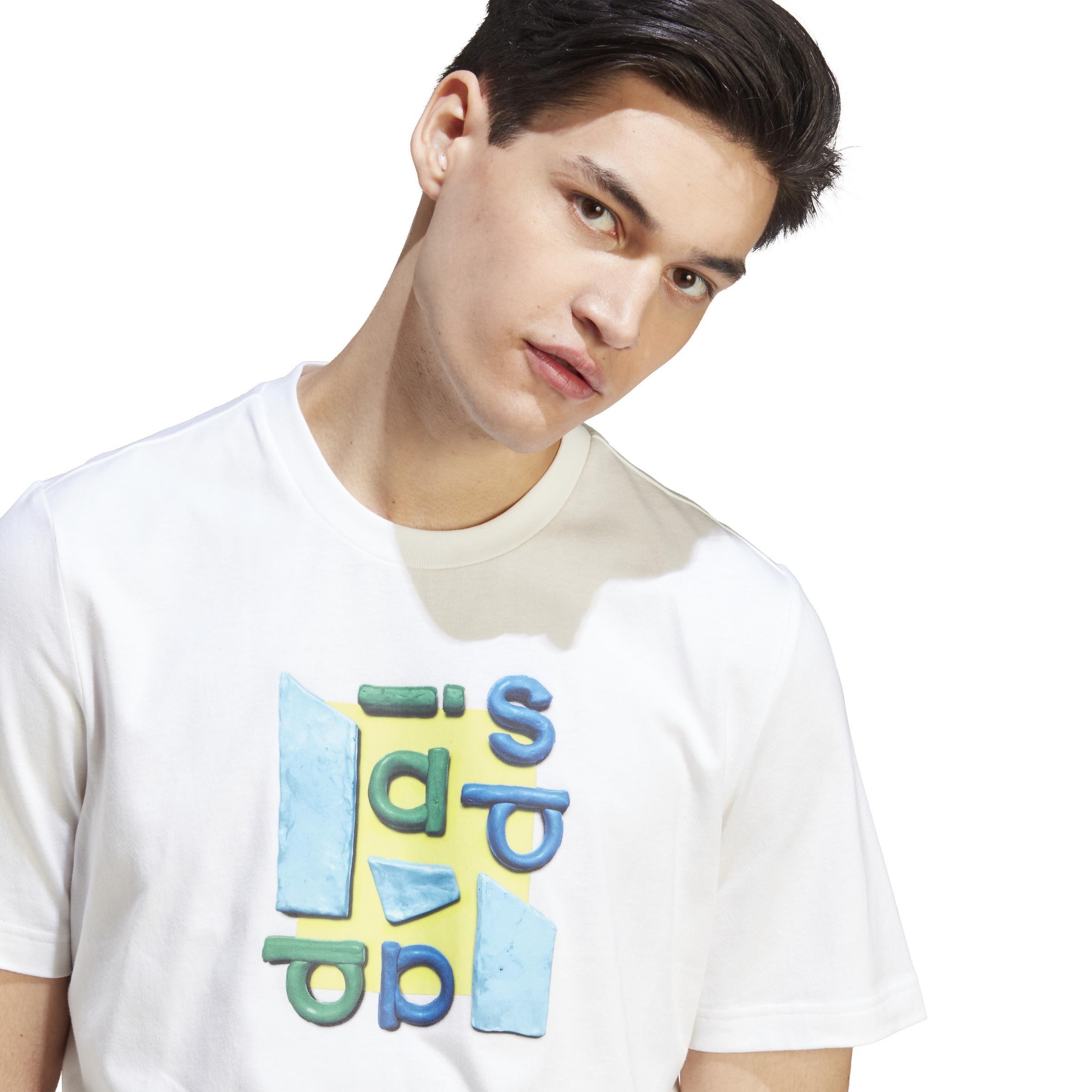 Sportswear Photo Real Two-Tone T-Shirt, White, A901_ONE, large image number 4