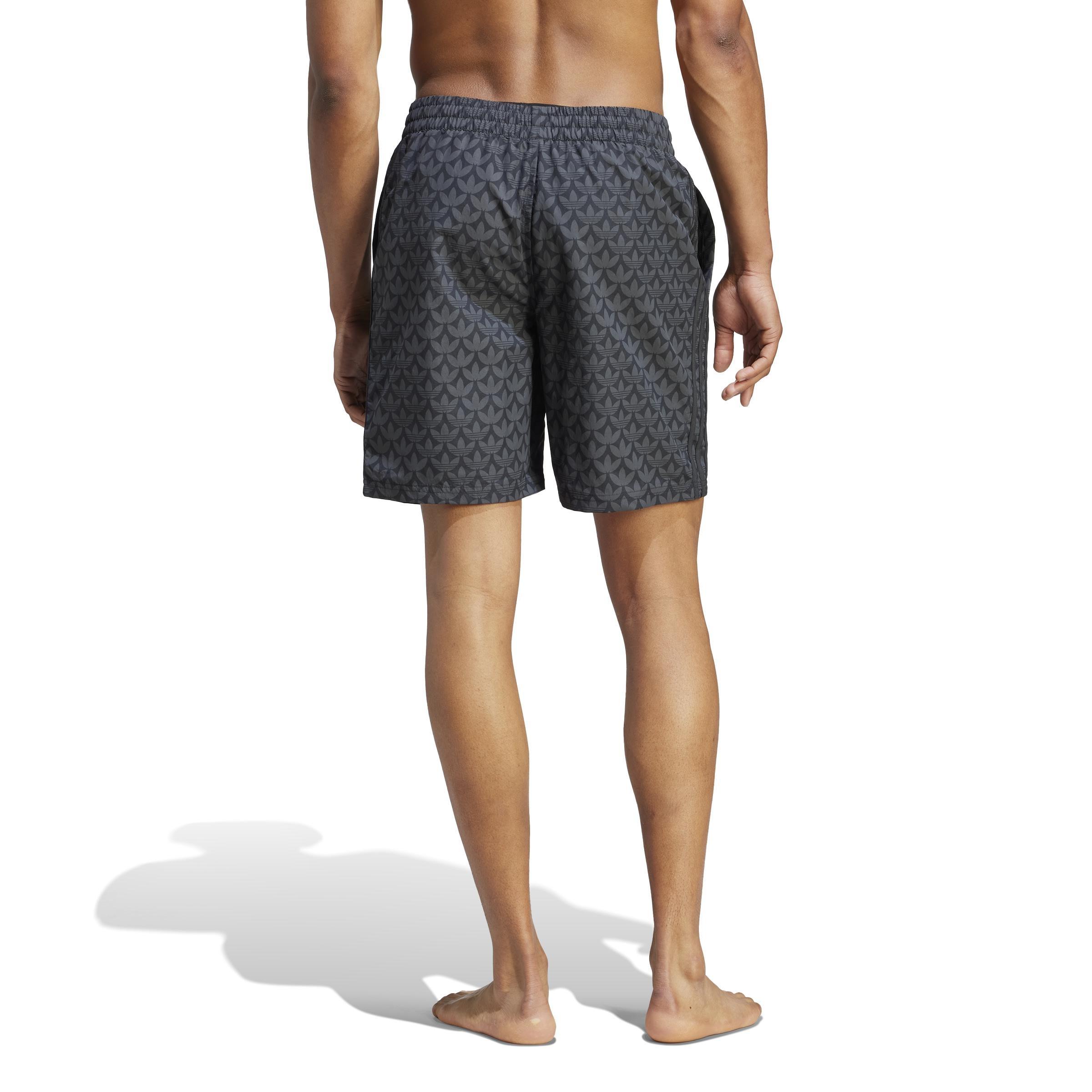 Monogram Shorts, Black, A901_ONE, large image number 2