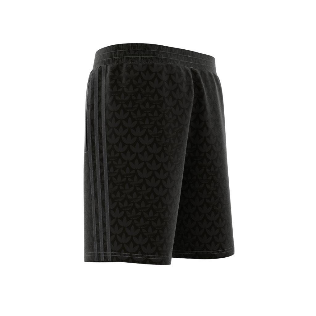 Monogram Shorts, Black, A901_ONE, large image number 6