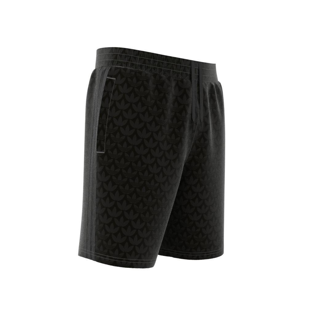 Monogram Shorts, Black, A901_ONE, large image number 8