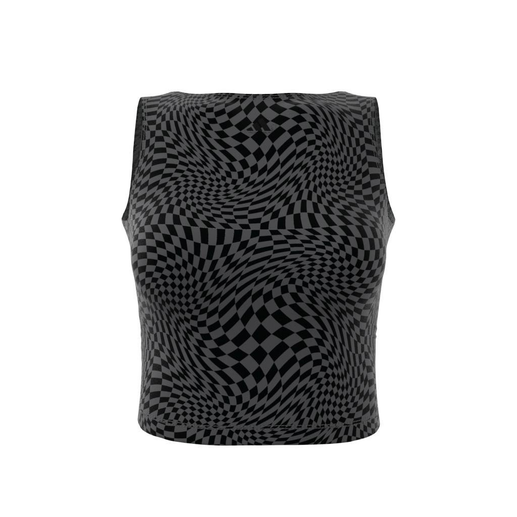 Print Clash Yoga Tank Top, Black, A901_ONE, large image number 7