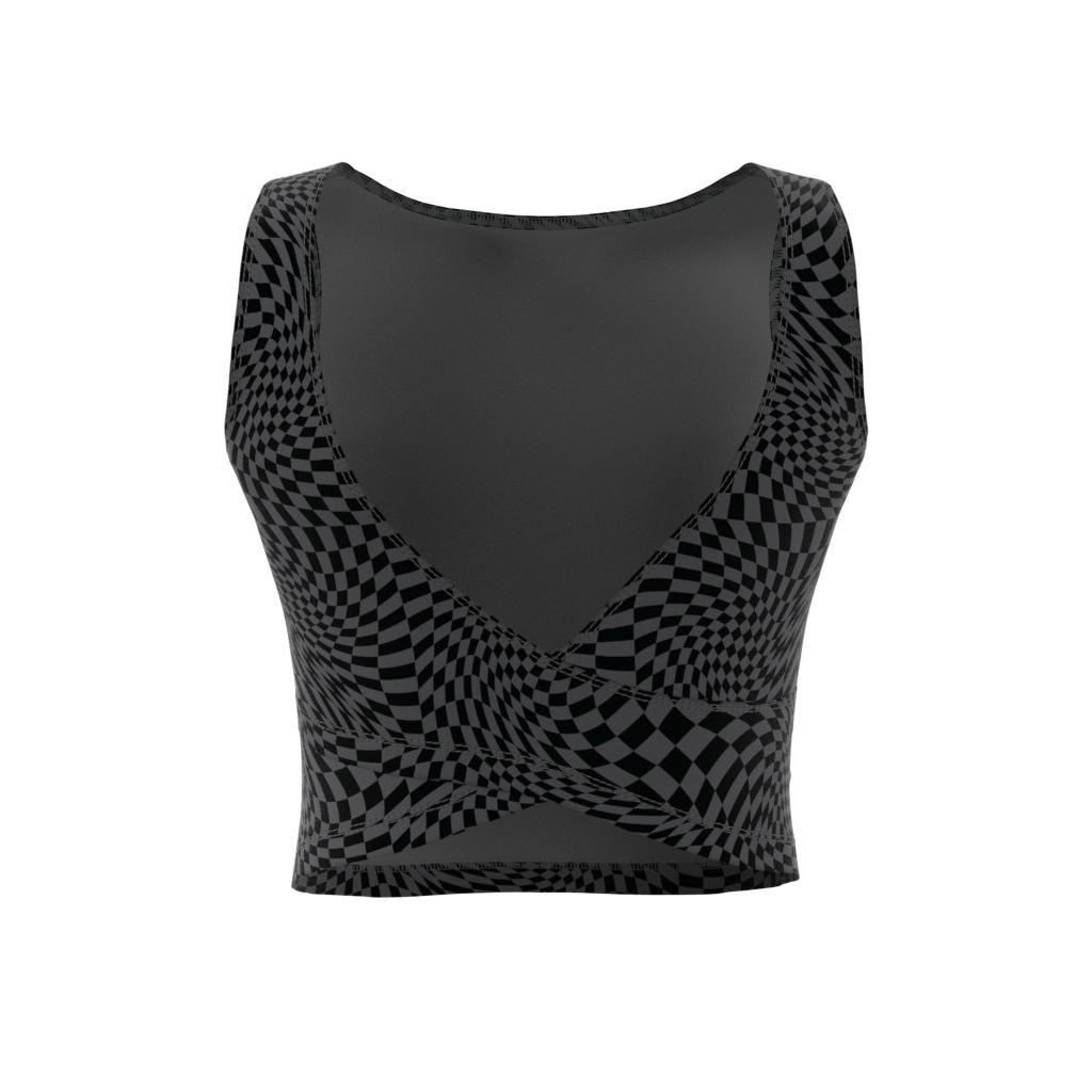 Print Clash Yoga Tank Top, Black, A901_ONE, large image number 11