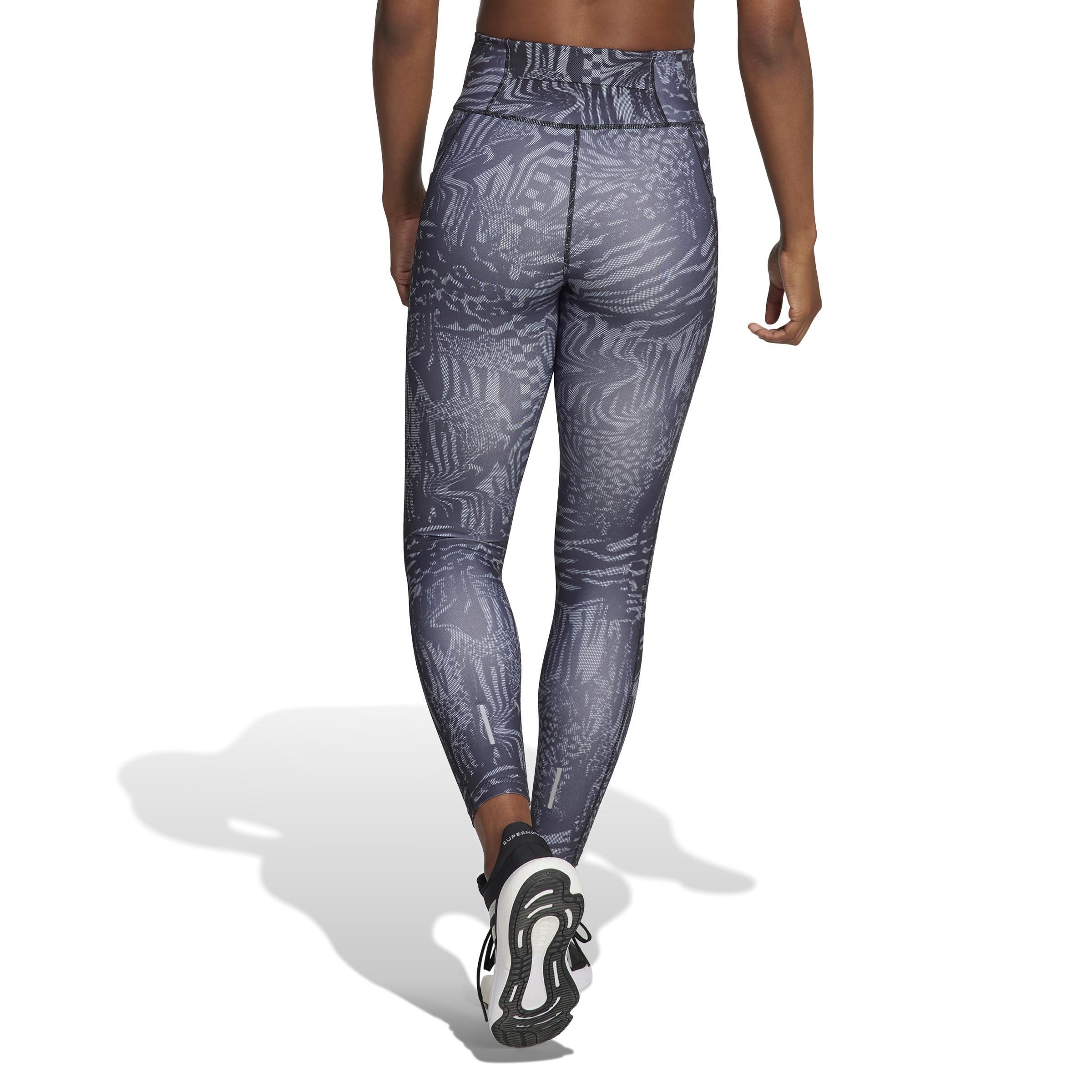 Daily Run Icons Print 7/8 Leggings, Black, A901_ONE, large image number 2