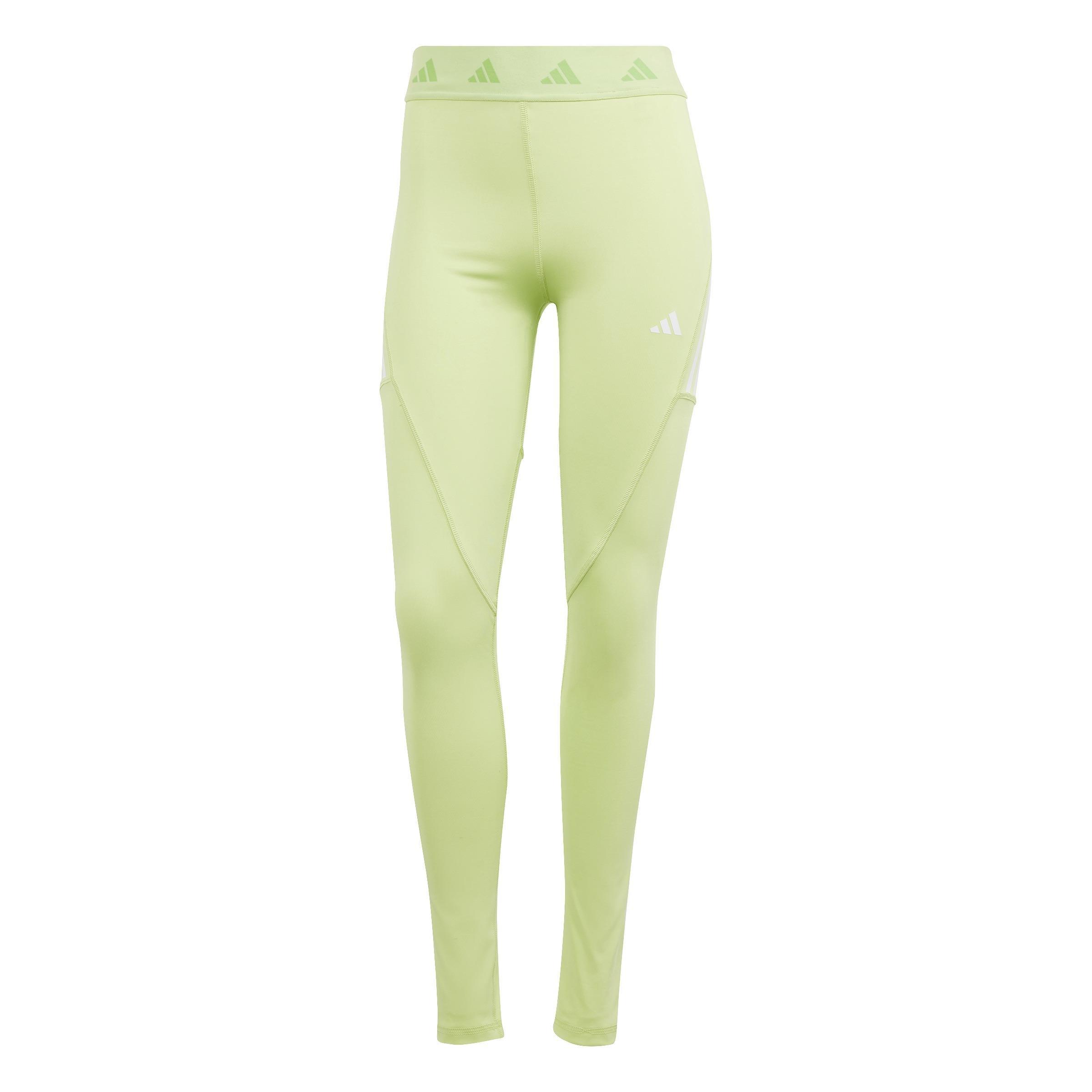 Techfit Hyperglam Full-Length Leggings, Green, A901_ONE, medium