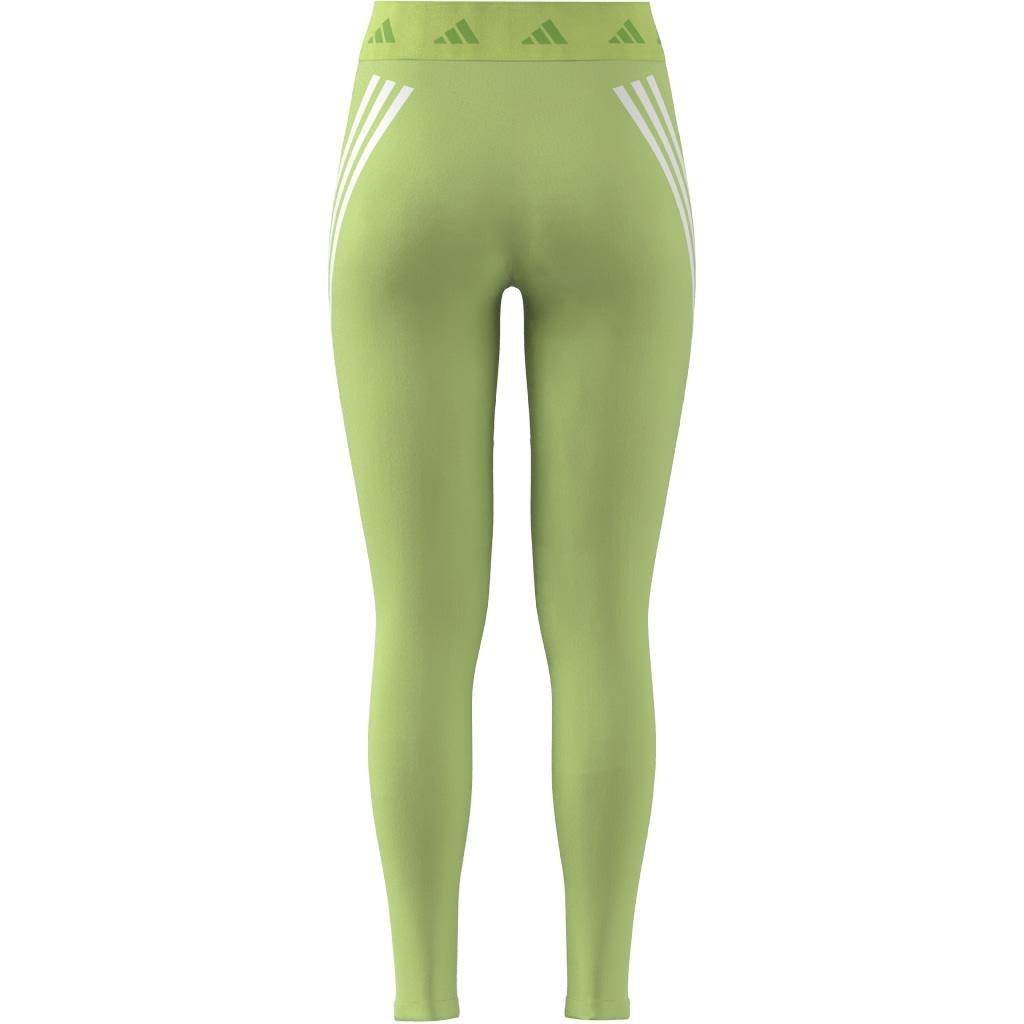 Techfit Hyperglam Full-Length Leggings, Green, A901_ONE, large image number 6