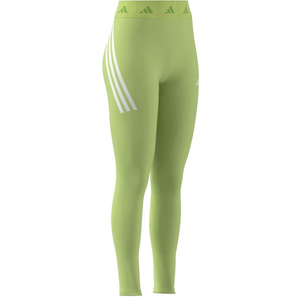 Techfit Hyperglam Full-Length Leggings, Green, A901_ONE, large image number 7