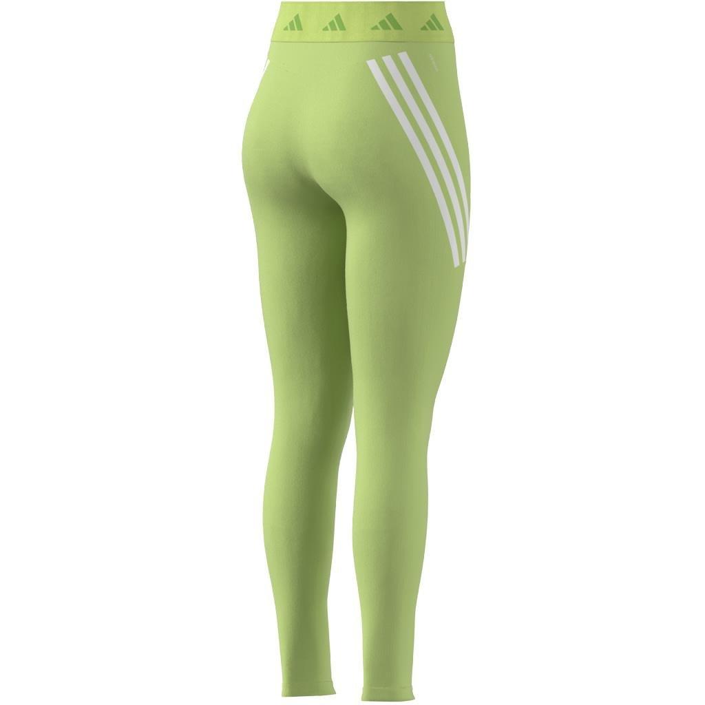 Techfit Hyperglam Full-Length Leggings, Green, A901_ONE, large image number 12