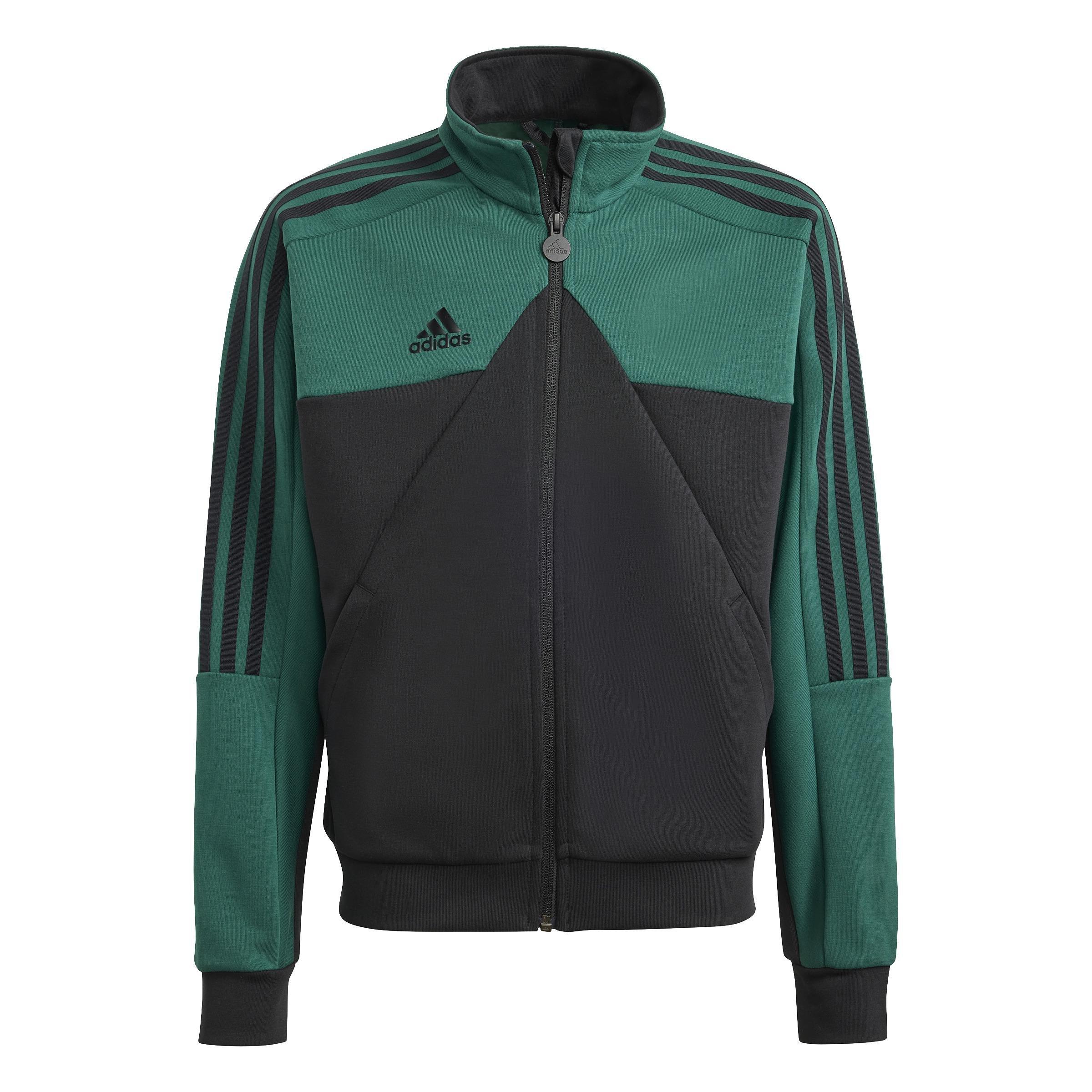 Unisex Kids Tiro Track Top, Green, A901_ONE, large image number 0