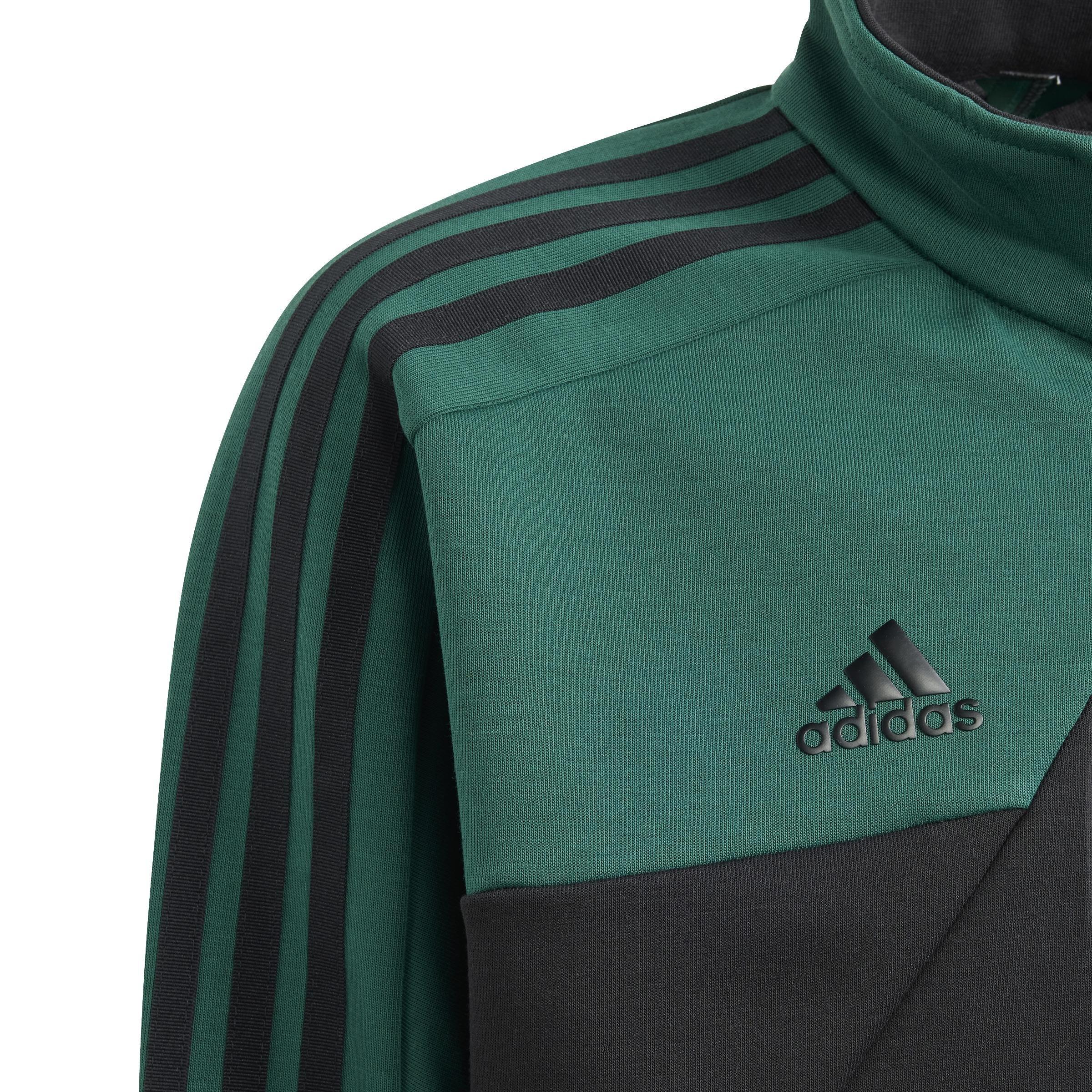 Unisex Kids Tiro Track Top, Green, A901_ONE, large image number 6