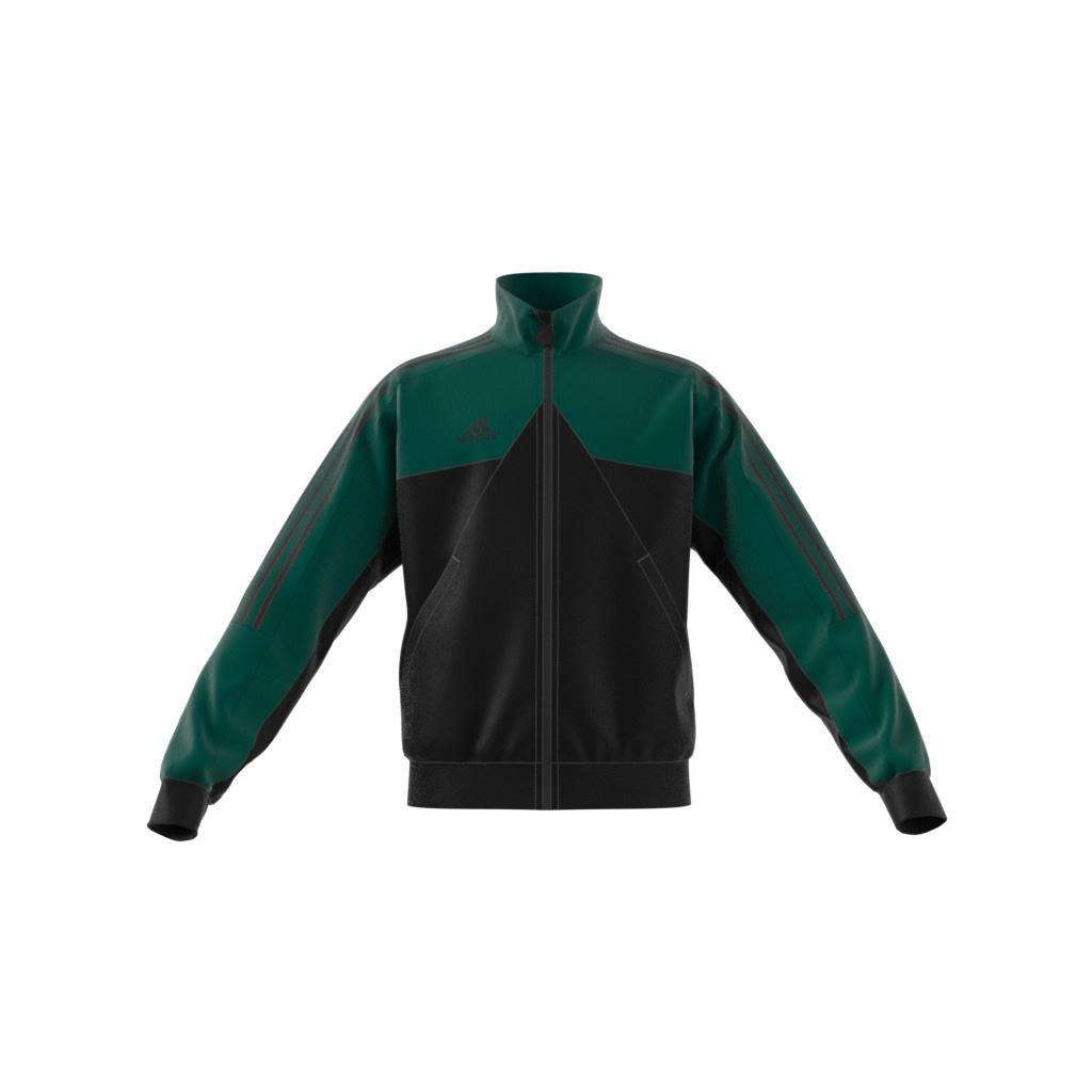 Unisex Kids Tiro Track Top, Green, A901_ONE, large image number 13