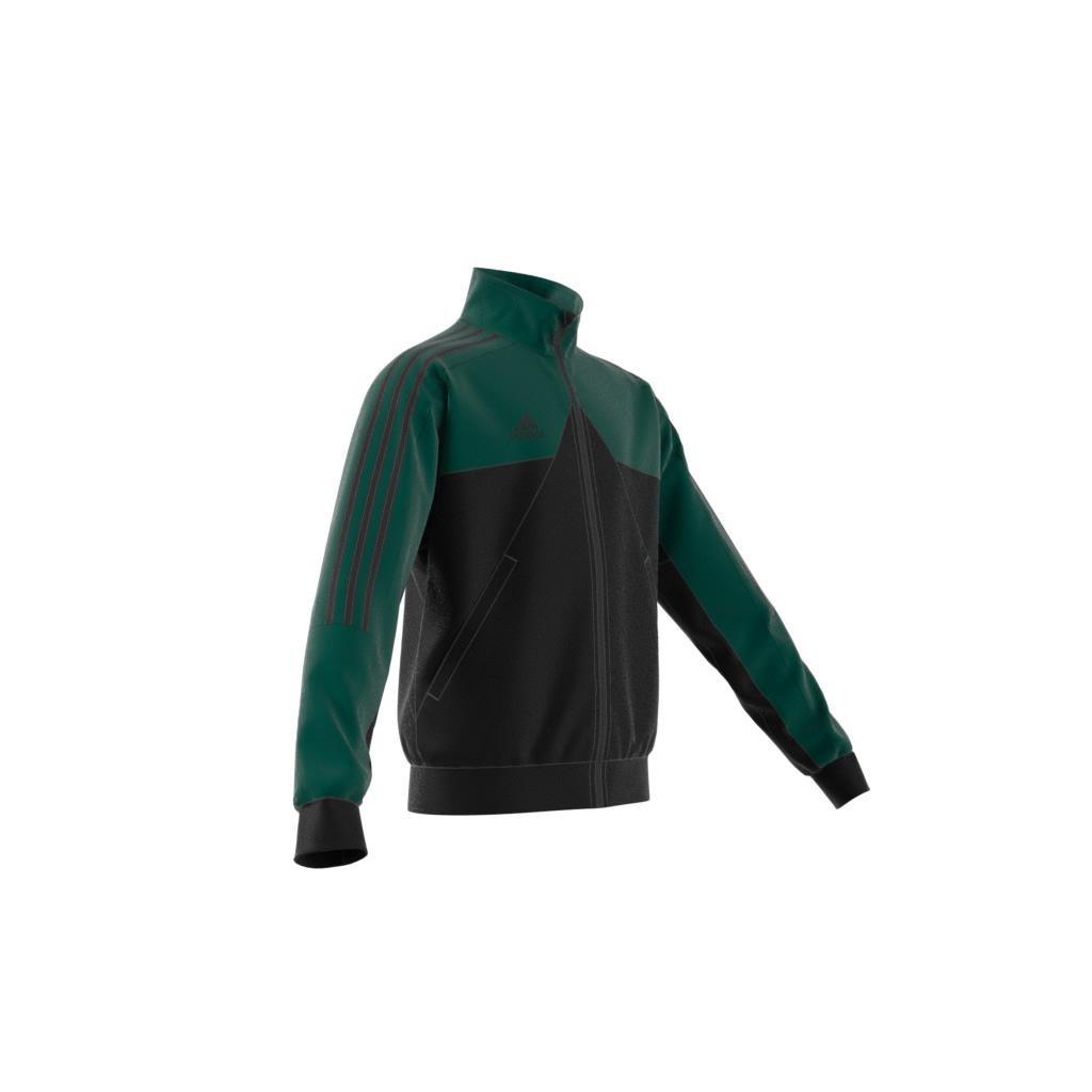 Unisex Kids Tiro Track Top, Green, A901_ONE, large image number 14