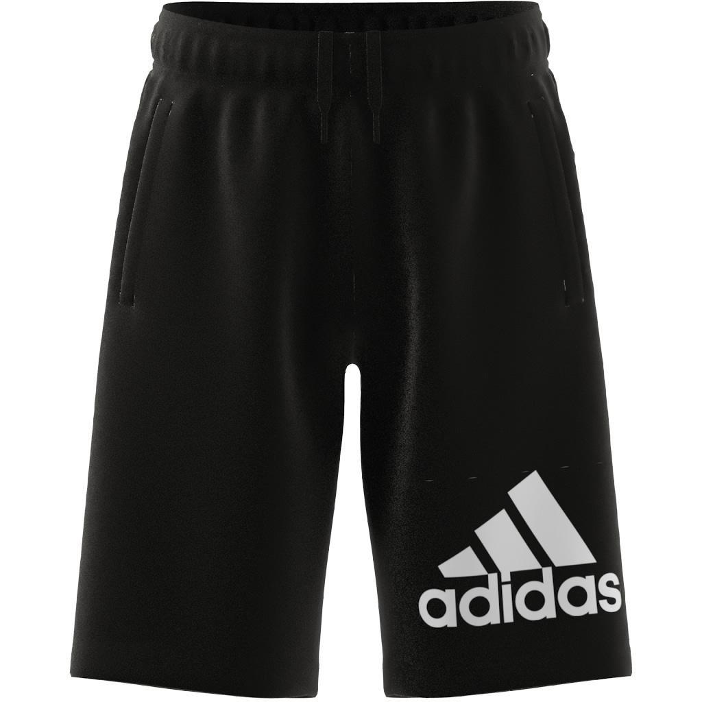 Unisex Kids Essentials Big Logo Cotton Shorts, Black, , large image number 7