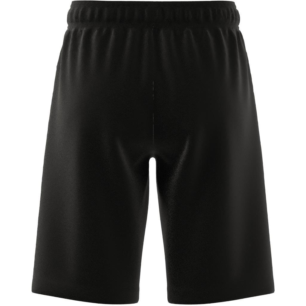 Unisex Kids Essentials Big Logo Cotton Shorts, Black, , large image number 8