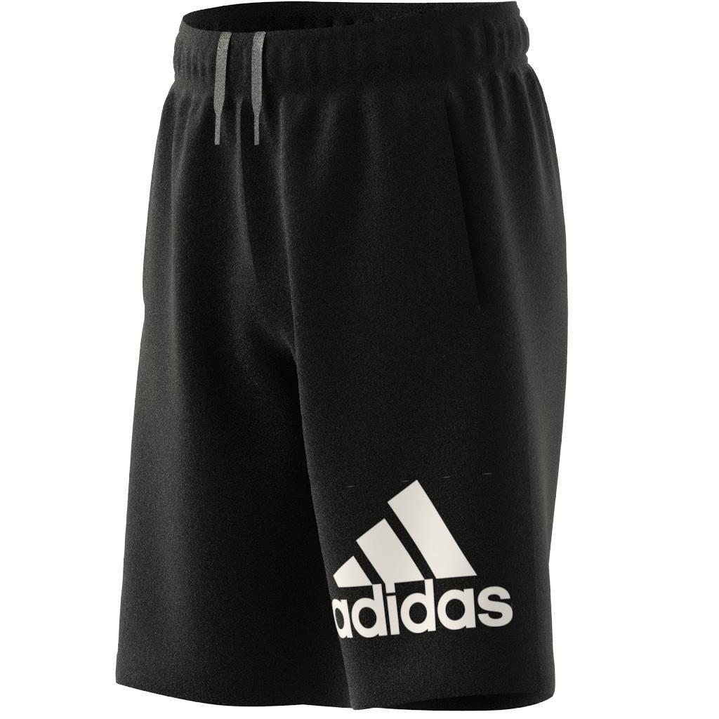 Kids Unisex Essentials Big Logo Cotton Shorts, Black, A901_ONE, large image number 10