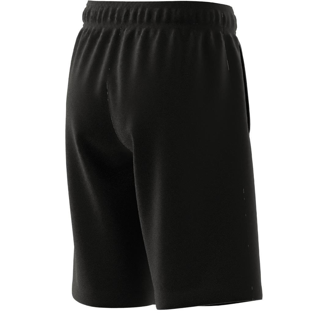 Unisex Kids Essentials Big Logo Cotton Shorts, Black, , large image number 12