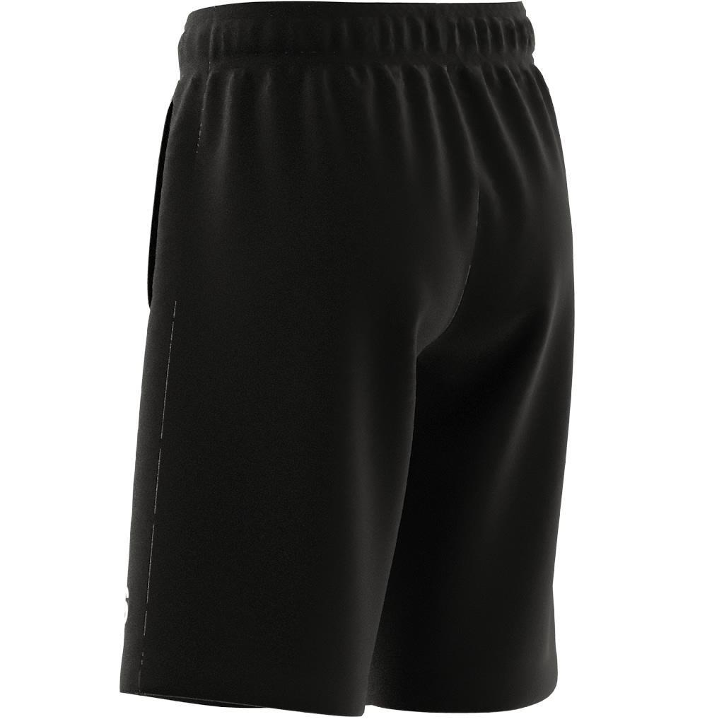 Kids Unisex Essentials Big Logo Cotton Shorts, Black, A901_ONE, large image number 12