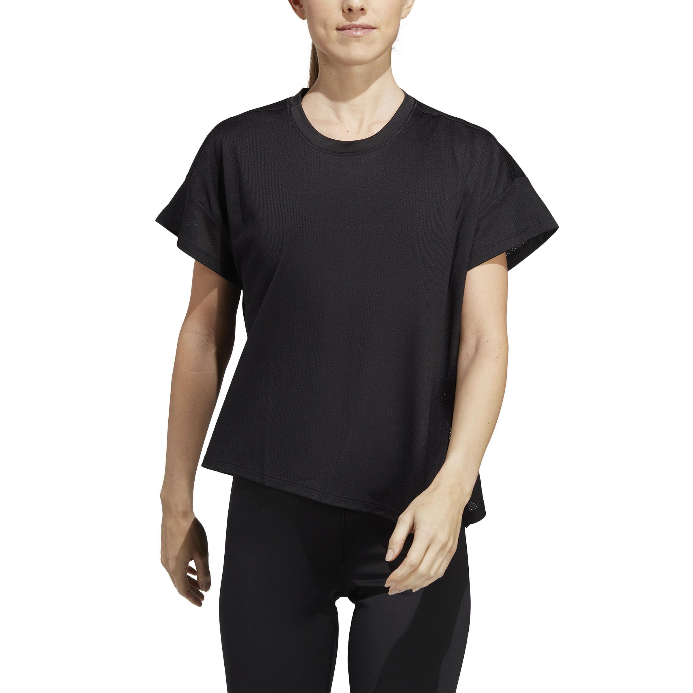 HIIT AEROREADY Quickburn Training T-Shirt, Black, A901_ONE, medium