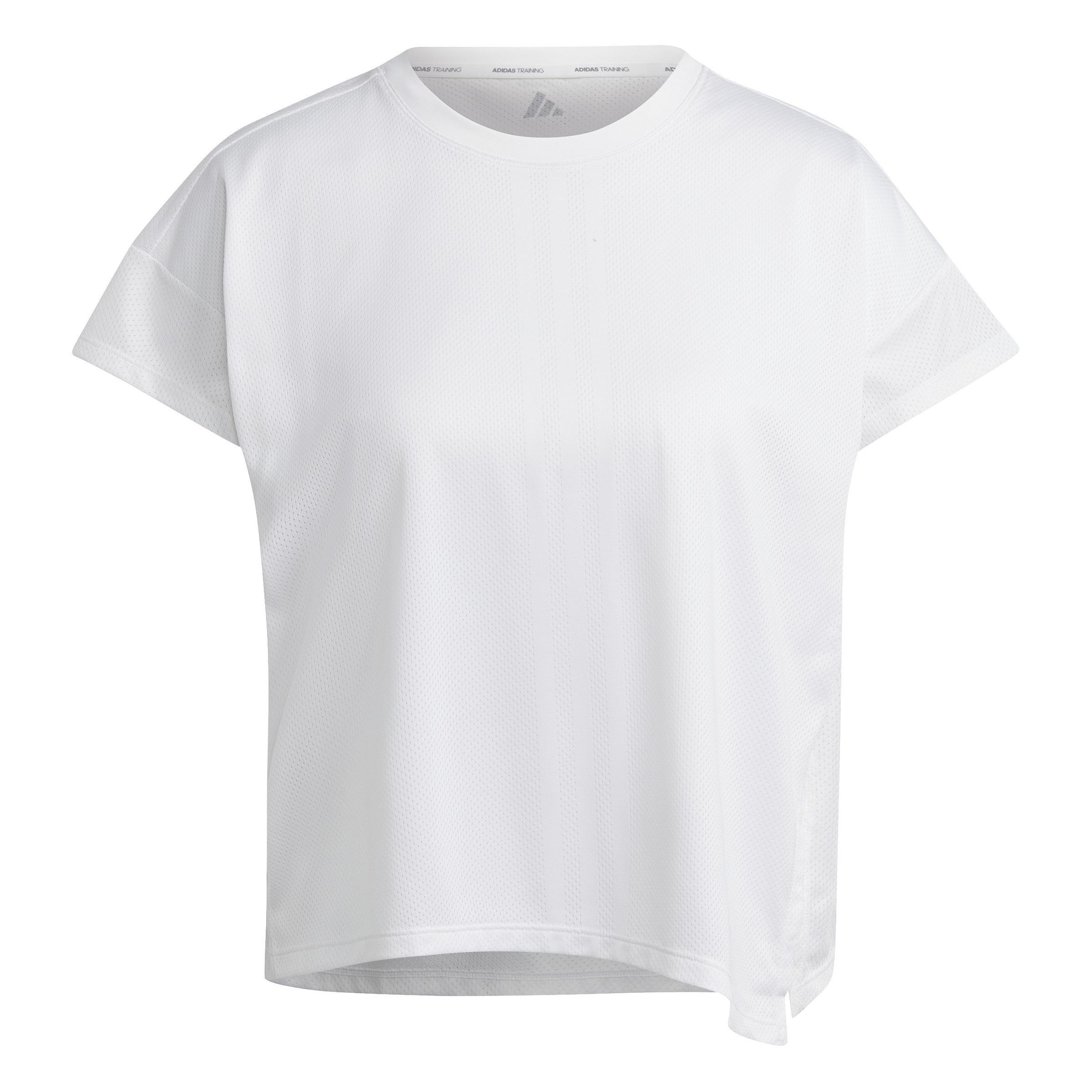 HIIT AEROREADY Quickburn Training T-Shirt, White, A901_ONE, large image number 1