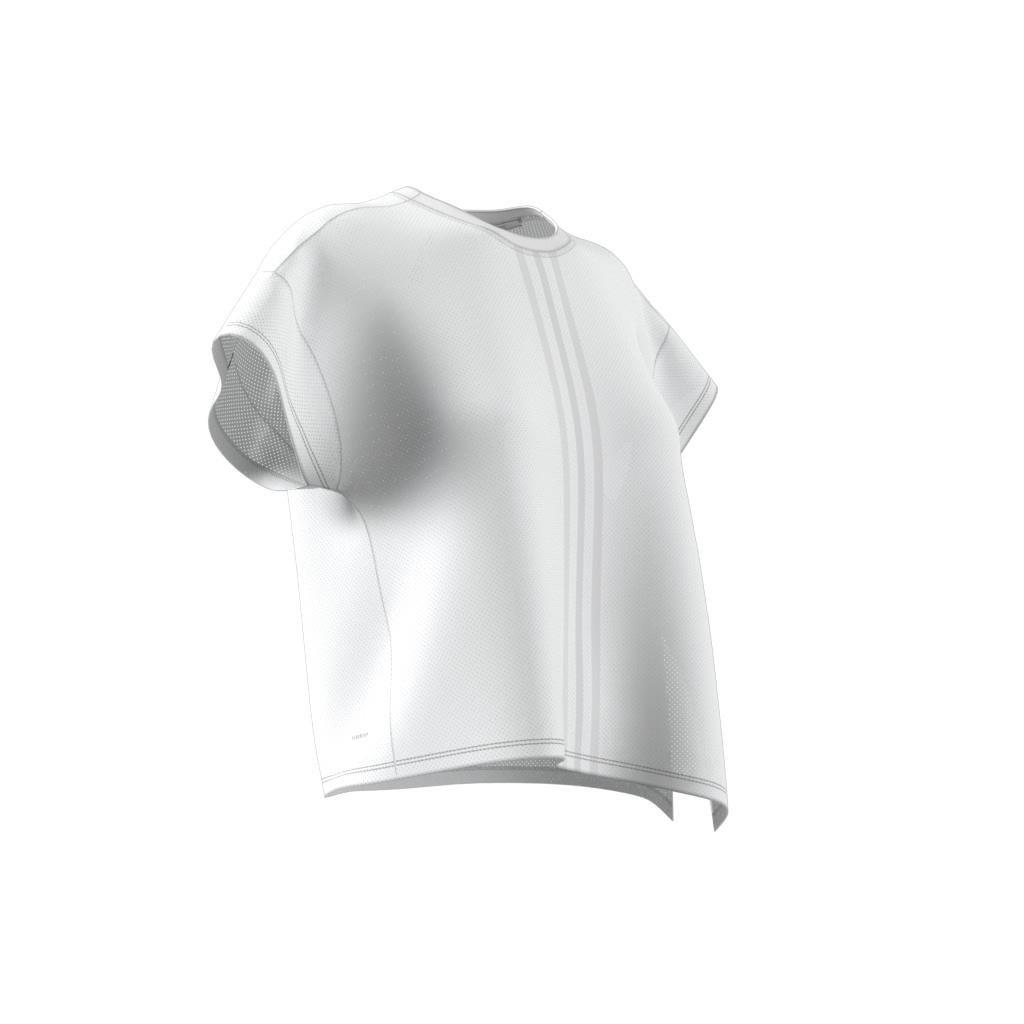 HIIT AEROREADY Quickburn Training T-Shirt, White, A901_ONE, large image number 3