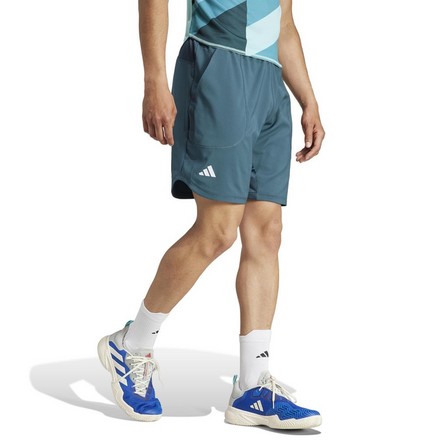 Men Tennis Aeroready 9-Inch Pro Shorts, Turquoise, A901_ONE, large image number 0