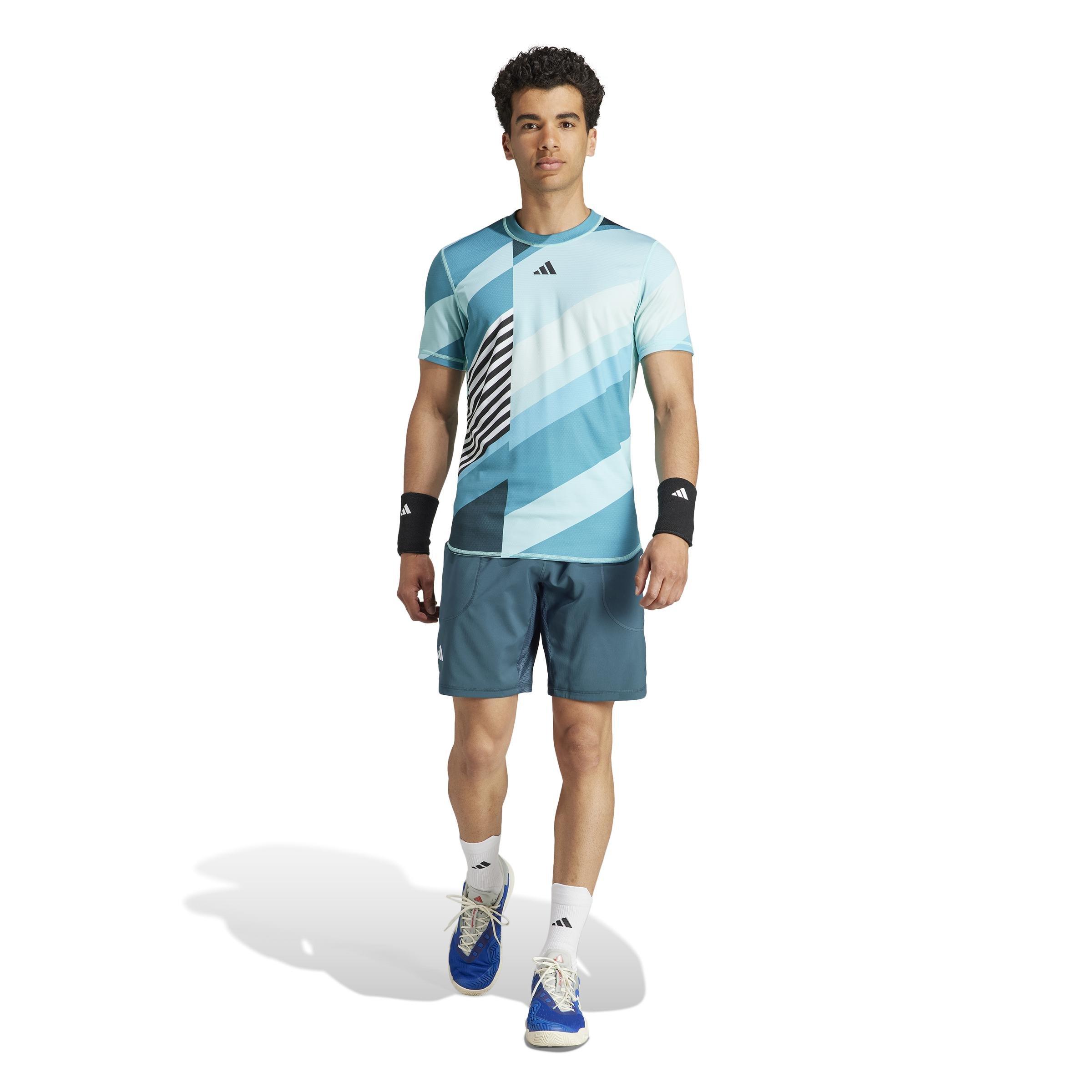 Tennis Aeroready 9-Inch Pro Shorts, Turquoise, A901_ONE, large image number 1