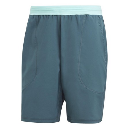 Men Tennis Aeroready 9-Inch Pro Shorts, Turquoise, A901_ONE, large image number 2