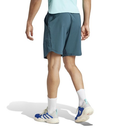Men Tennis Aeroready 9-Inch Pro Shorts, Turquoise, A901_ONE, large image number 4