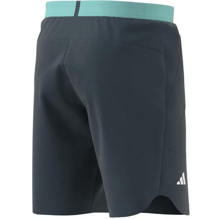 Men Tennis Aeroready 9-Inch Pro Shorts, Turquoise, A901_ONE, large image number 8