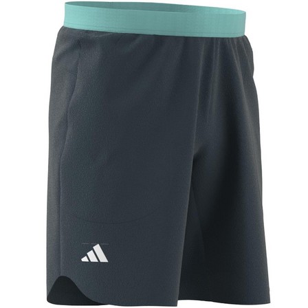 Men Tennis Aeroready 9-Inch Pro Shorts, Turquoise, A901_ONE, large image number 9