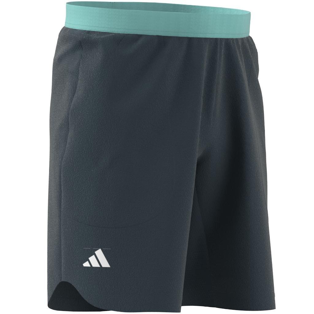 Tennis Aeroready 9-Inch Pro Shorts, Turquoise, A901_ONE, large image number 9