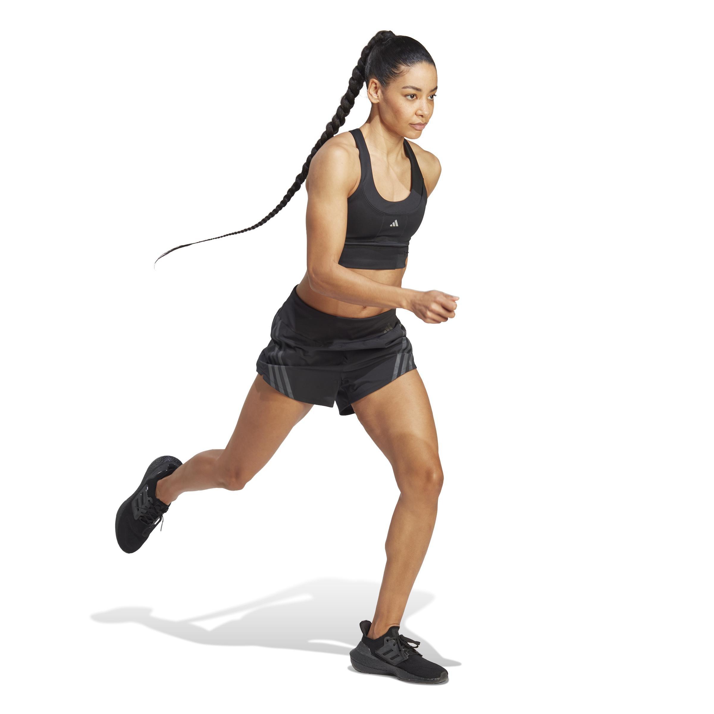 Run Icons Made With Nature Running Shorts, Black, A901_ONE, medium