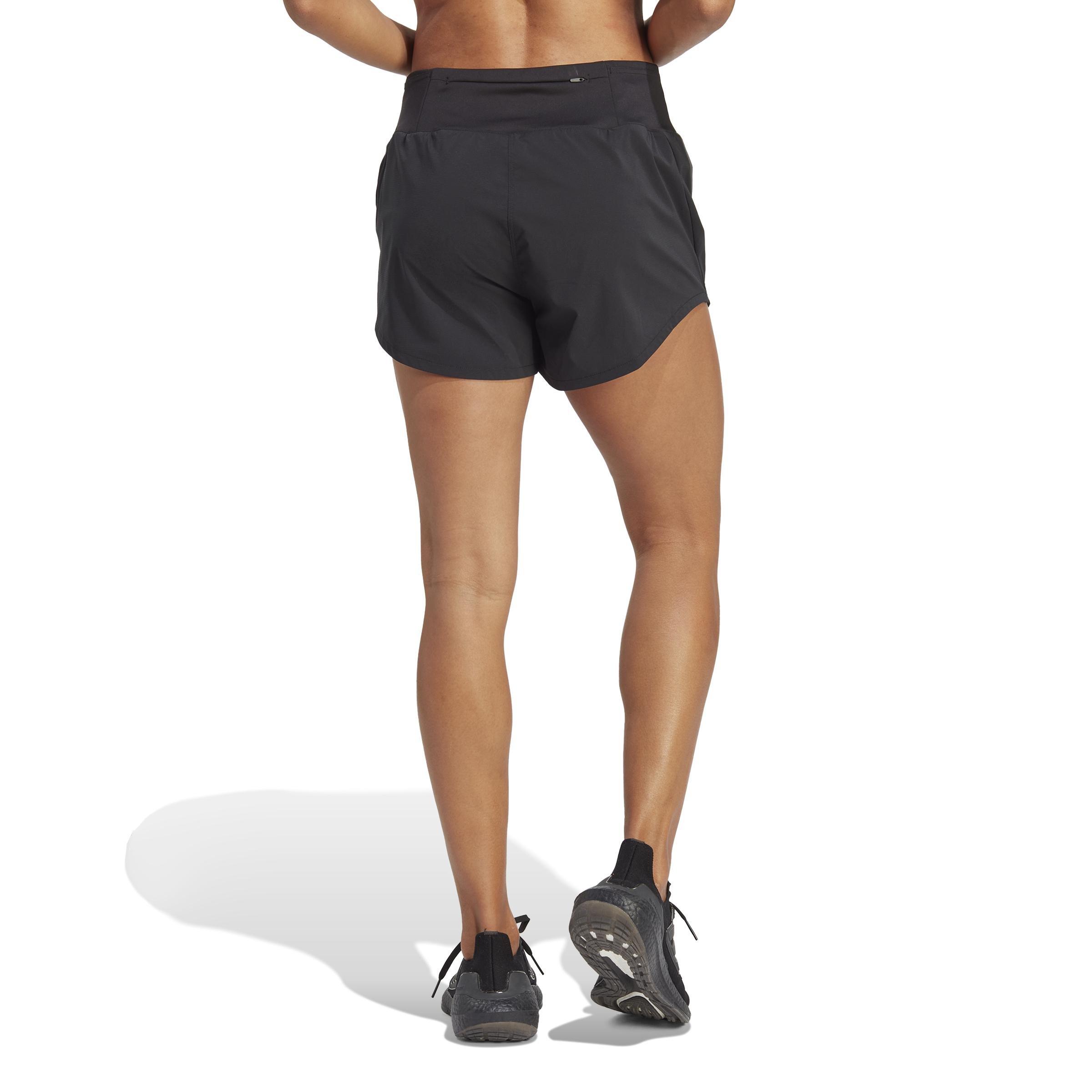 Run Icons Made With Nature Running Shorts, Black, A901_ONE, large image number 4