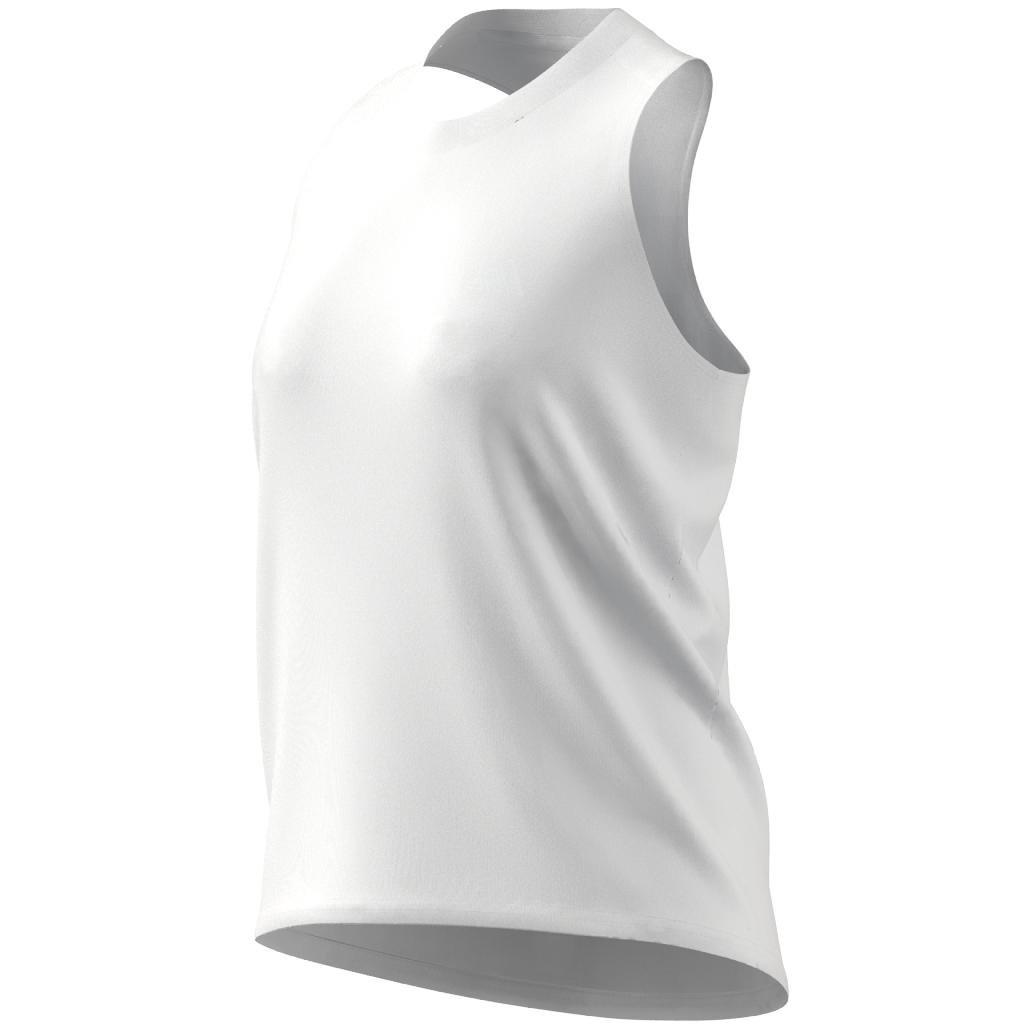 Women Run It Tank Top, White, A901_ONE, large image number 10