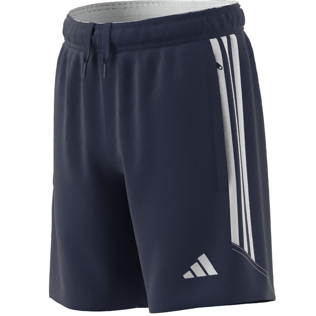 Unisex Kids Tiro 23 Club Training Shorts, Blue, , large image number 9
