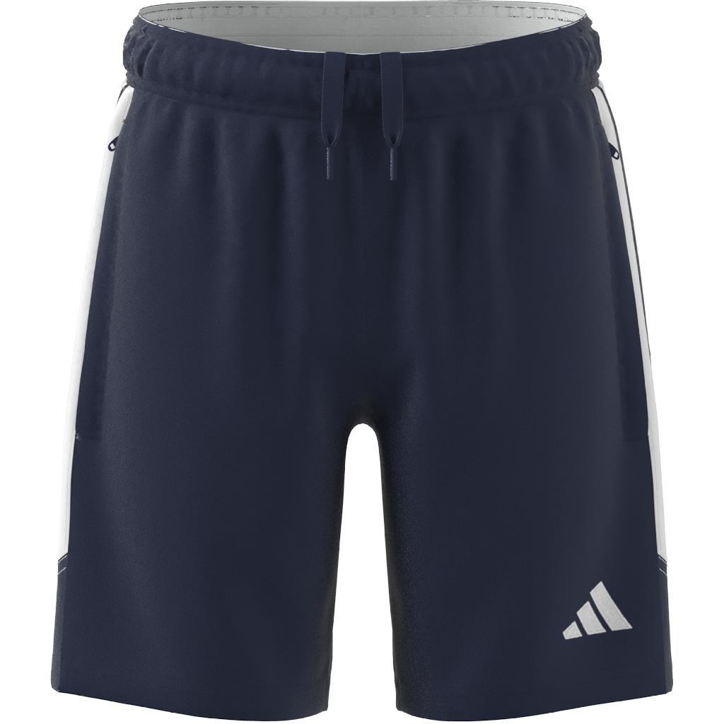 Unisex Kids Tiro 23 Club Training Shorts, Blue, A901_ONE, large image number 12