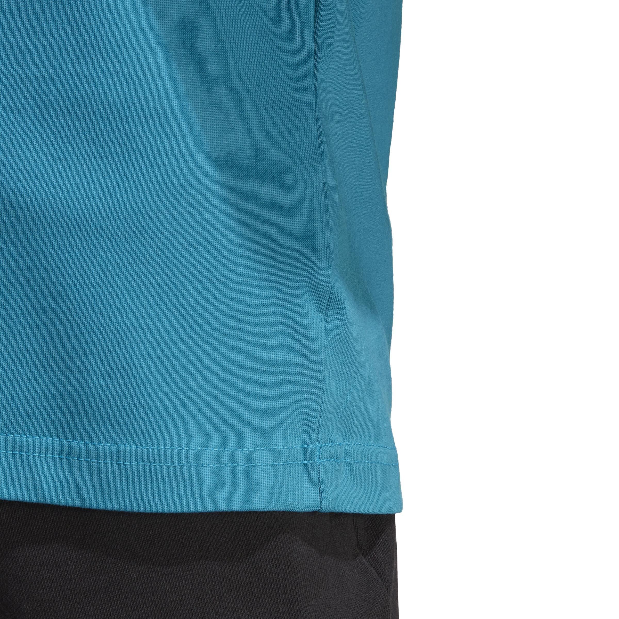 adidas Adventure Graphic T-Shirt, Turquoise, A901_ONE, large image number 4