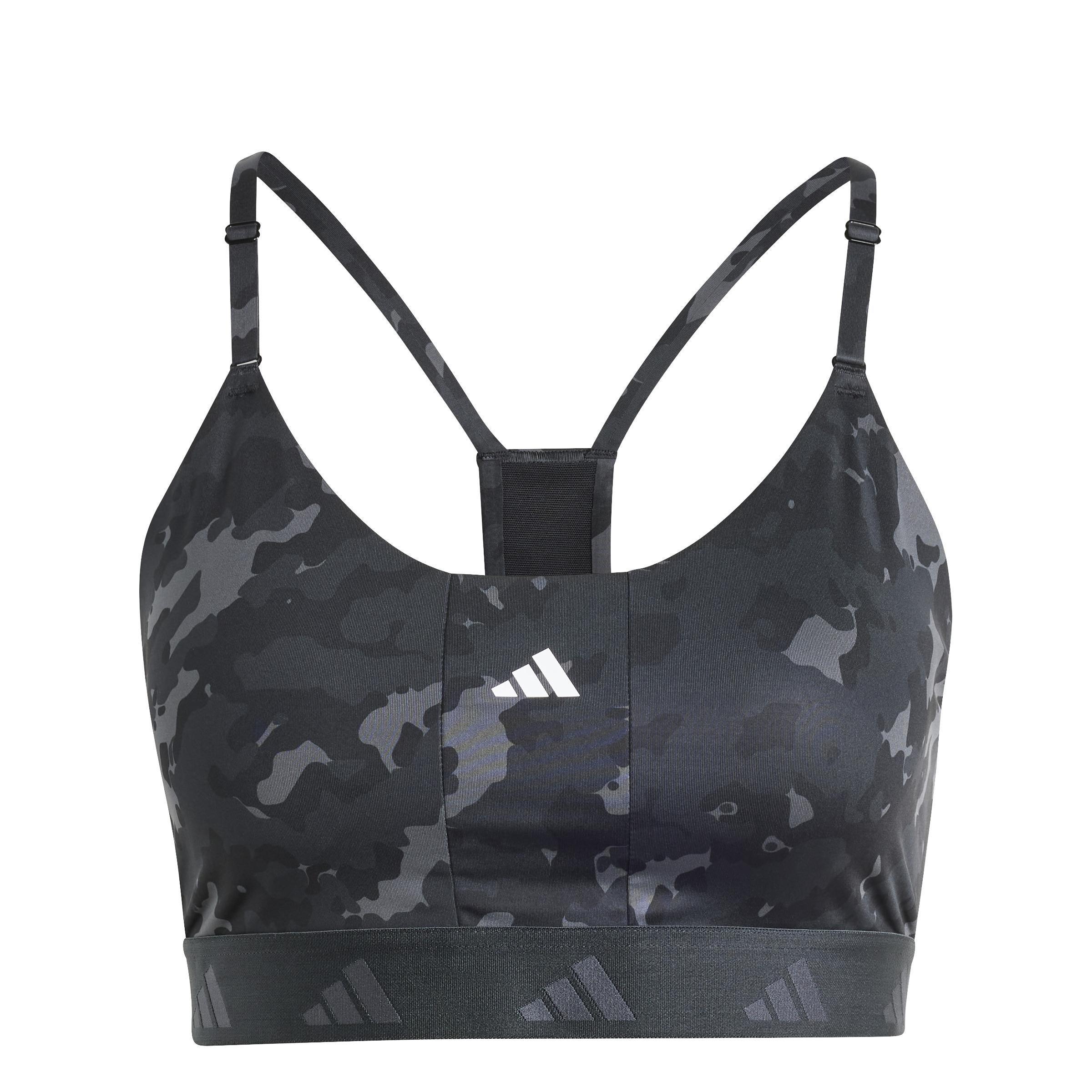 Aeroreact Training Light-Support Techfit Bra, Grey, , large image number 0