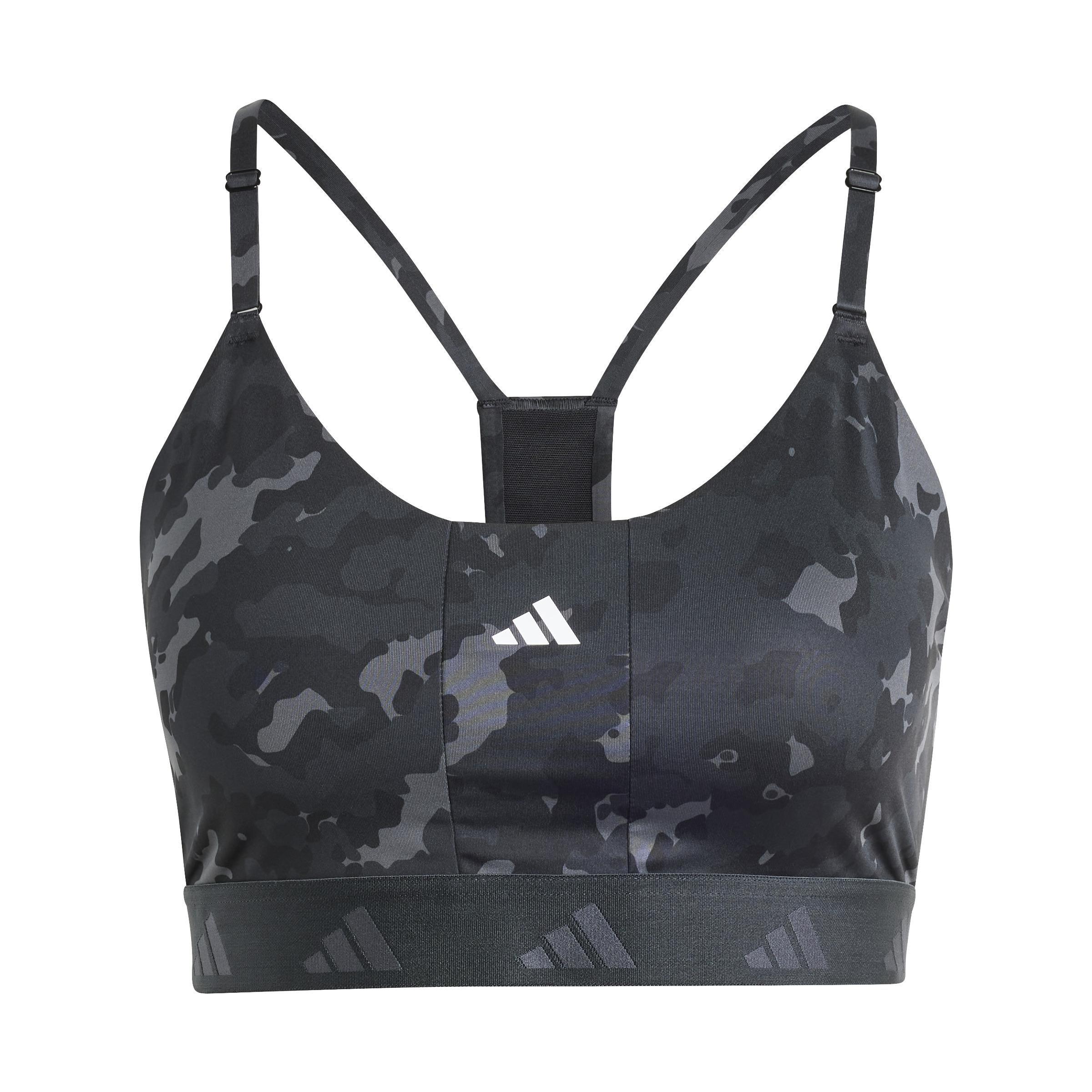 Aeroreact Training Light-Support Techfit Bra, Grey, A901_ONE, large image number 2